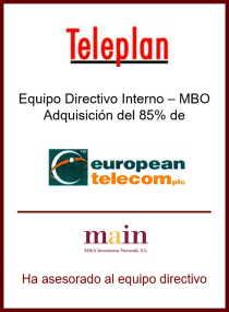 European Telecom plc.